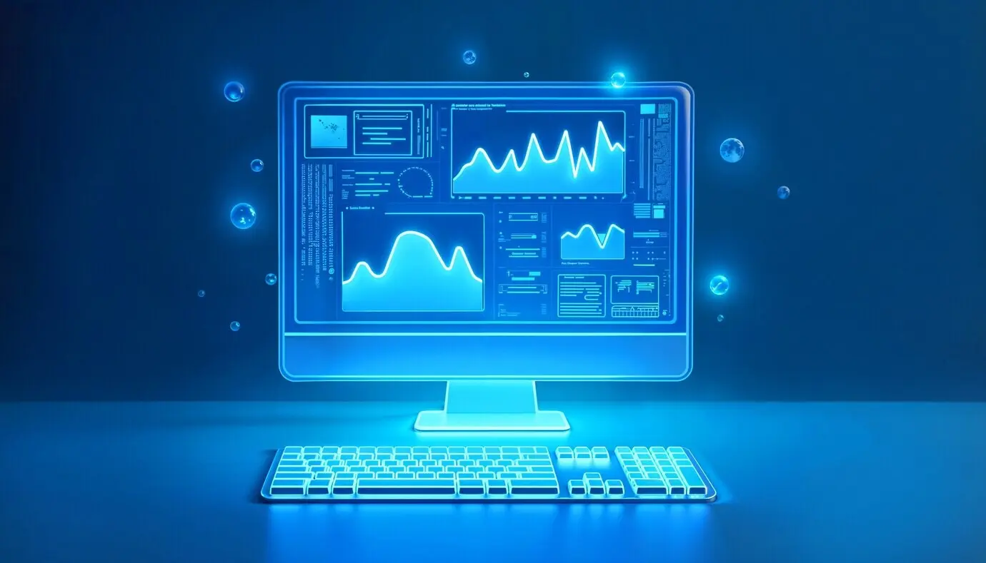 Компьютерная иллюстрация трёхмерного графика