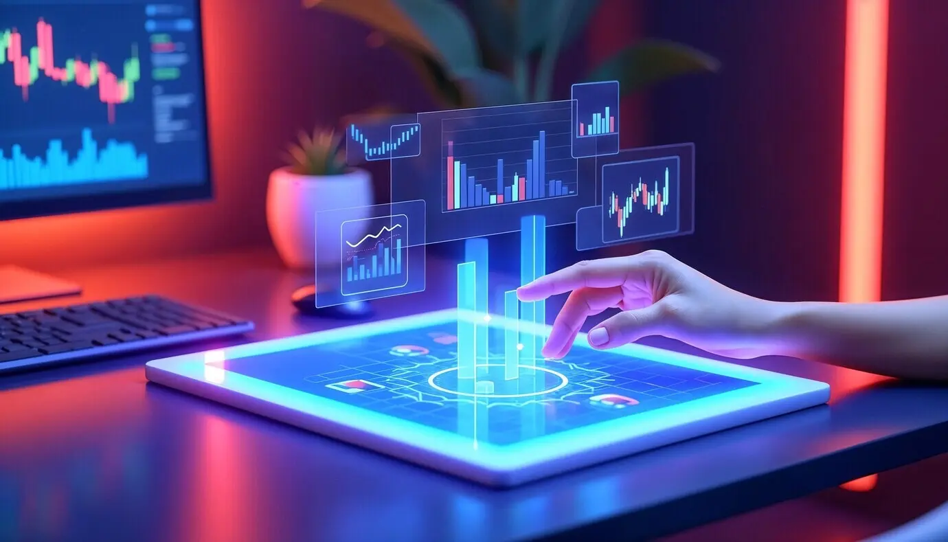 Компьютерная иллюстрация трёхмерного графика